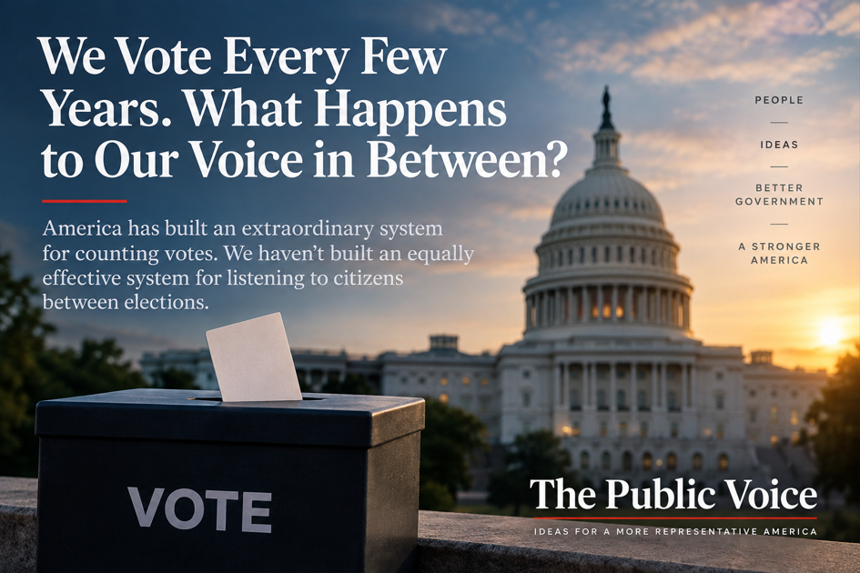 We Vote Every Few Years — What Happens in Between?